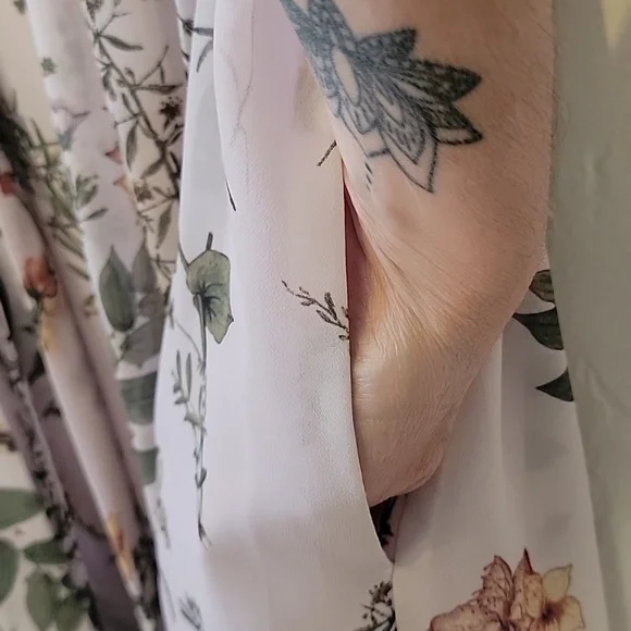 Floral Pink Maxi Dress - Picture 8 of 14